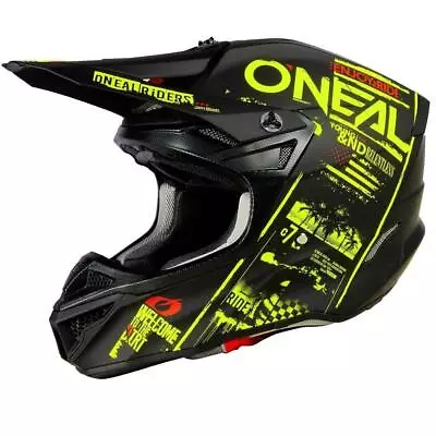 ONEAL23 5 Series Attack V.23 Black/Neon Yellow Helmet • $198.95