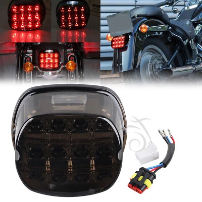 $23.98 • Buy LED Rear Brake Tail Light For Harley V-Rod Street Road Glide King Softail FLSTN