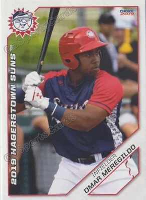 2019 Hagerstown Suns Omar Meregildo RC Rookie Washington Nationals • $2.49