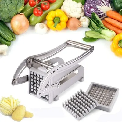£5.05 • Buy Chips Maker Meat Chopper French Fries Slicer Potato Cutter Cutting Machine