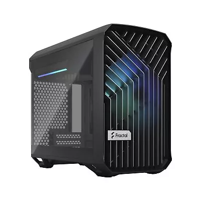 Fractal Design Torrent Nano Micro Tower RGB Black TG Light Tint PC Case • £124.95