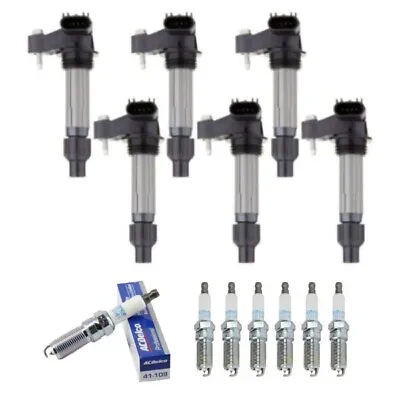New Set Of 6 Ignition Coil & ACDelco Spark Plug For Buick Cadillac Chevy GMC V6 • $264.70