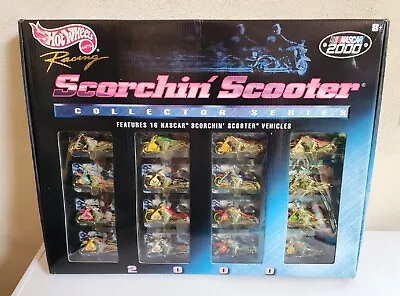 Hot Wheels Racing Nascar 2000 Scorchin' Scooter 16 Motorcycle Collector Set  • $74.99