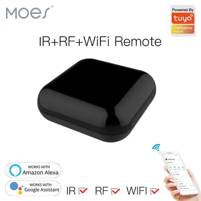 MOES WiFi RF IR Universal Smart Remote Controller Works With Alexa Google APP • $24.29