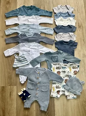 6lbs 2.7kg Premature Tiny Early Small Baby Boys Clothes Starter Set Bundle • £27