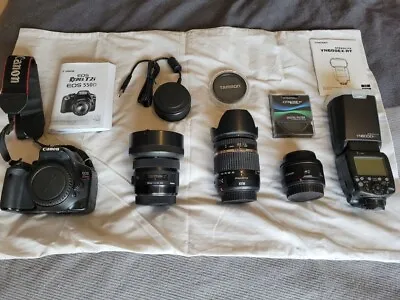 Canon DSLR Camera + Lenses + Flash • $700