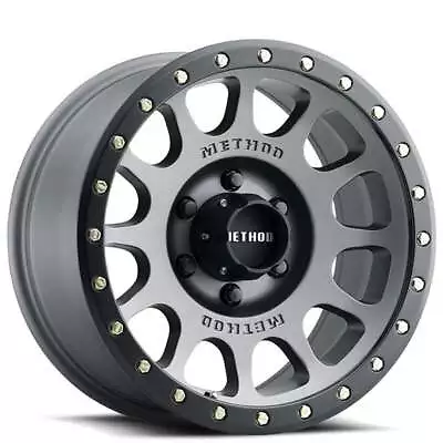 16 17 18 20  Method Wheels 305 NV Titanium Off-Road Rims (4pcs) • $1156