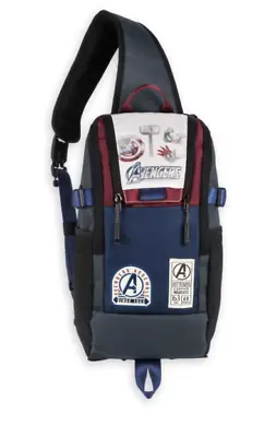 Disney Parks Marvel Avengers Sling Bag Heroes & Villains 60th Backpack • £52.25