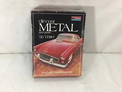 NEW 1977 Monogram Diecast Model Kit 1956 T-Bird Car 1:24 Scale Boxed FREESHIP • $29.77