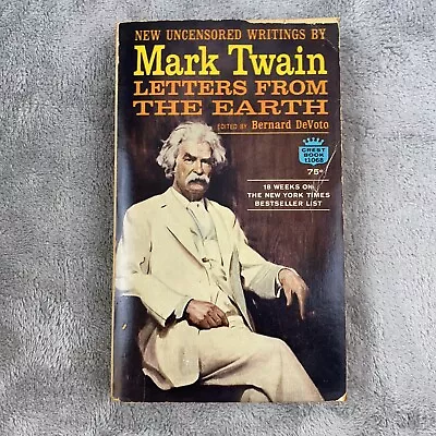 Mark Twain Paperback Book Letters From The Earth Novella Fiction • $5.99