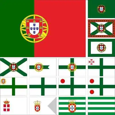 Portugal Flag President Prime Minister Assembly Marinha Governor War Merchant • $4.80