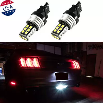 2x 15-SMD 6000K White LED Reverse Back Up Light Bulbs For Ford Mustang 2015-2021 • $13.99