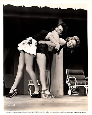 Grace McDonald + Marjorie Lord (1943) Sexy Leggy Cheesecake Vintage Photo K 347 • $49.99
