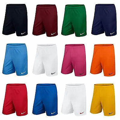 Nike Mens Shorts Park Football Training Pants Bottoms Gym Running Size S M L XL • £12.99