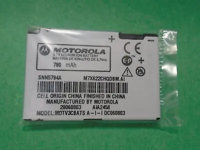 AUTHENTIC OEM ORIGINAL MOTOROLA SNN5794A MOTV3CBATS For V3C V3M V3A V3 BATTERY • $15