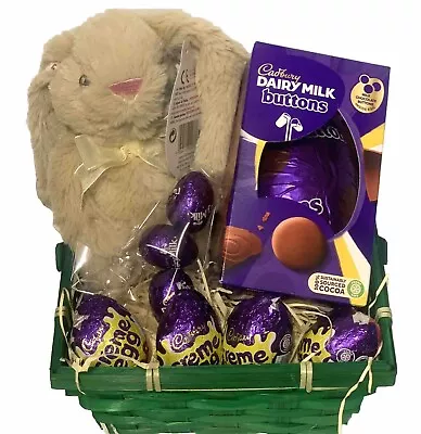 Easter  Bunny   Gift Hamper Basket Easter Egg4x Crème Eggs Mini Eggs • £15.99