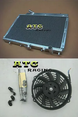 Radiator+Fan For Mazda BG 323 Familia Protege GTX GTR GT 1.8 BP Ford TX3 89-94 • $206