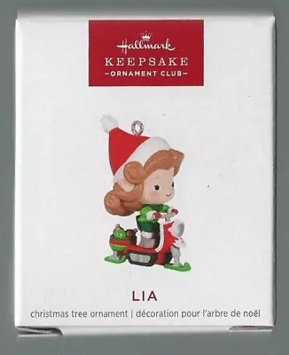 Hallmark Keepsake 2024 KOC Club Lia MINIATURE Christmas Tree Ornament NEW • $9.95