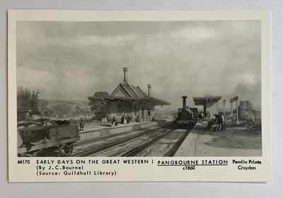 £2.99 • Buy Postcard Pamlin Prints Railway Locomotive M170 PANGBOURNE STATION - D38