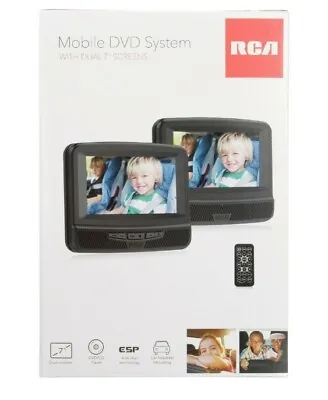 $64.99 • Buy BRAND NEW RCA 7  Mobile DVD System With Dual Screens