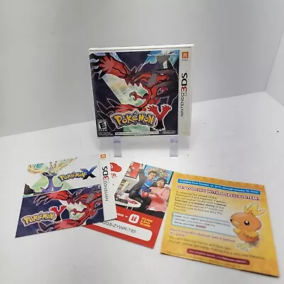 Nintendo 3DS Pokemon Y - Original Case And Manual Only - No Game  • $15.85