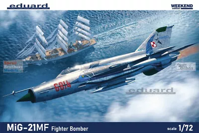 EDU07458 1:72 Eduard MiG-21MF Fishbed Fighter Bomber Weekend Edition • $33.09