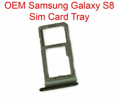 OEM Original Dual Sim Card + Micro SD Holder Slot Tray For Samsung Galaxy S8 S8+ • $2.44
