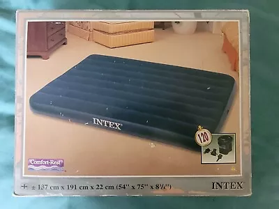 Intex Double Air Bed With Pump Etc Brand New • £35