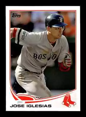 2013 Topps Baseball # 432 JOSE IGLESIAS Boston Red Sox World Series Champions! • $1.50