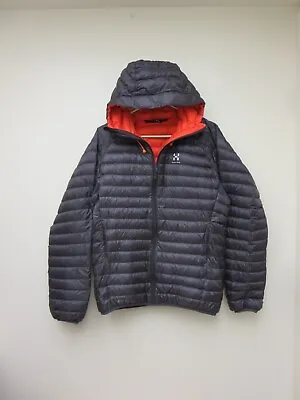 Haglofs Mens Sz S Essens II Down Hoody Winter Puffer Jacket Pertex Quantum • $60.74