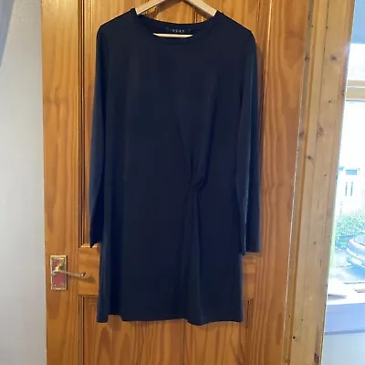 Longline Black Evening Top Very Size 16 Flattering  • £6.50