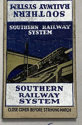 Matchbook Cover Southern Railway Railroad Train • $8.88