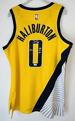 Tyrese Haliburton  Pacers NBA All-Star  Signed NBA Statement Edition Jersey JSA • $5.50