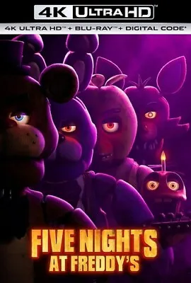 Five Nights At Freddy's [New 4K UHD Blu-ray] With Blu-Ray 4K Mastering Ac-3/ • $32.51