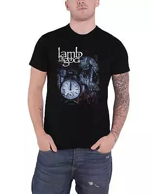 Lamb Of God T Shirt Circuitry Skull Recolor Band Logo New Official Mens Black • £17.95
