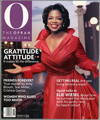 O: The Oprah Magazine November 2000 Volume 1 Number 5 • $5