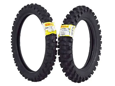 Pirelli Scorpion MX Extra J 60/100-14 Front 80/100-12 Rear Pit Bike Tires Set • $89.99