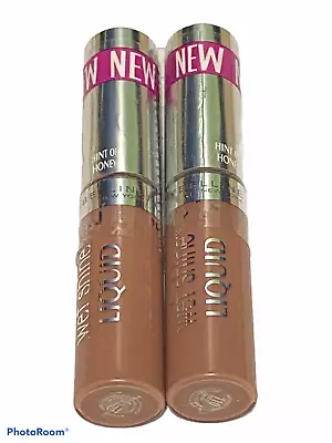 (2) Maybelline HINT OF HONEY 110 Wet Shine Diamonds Liquid Lip Gloss Sealed  • $19.99