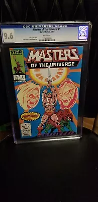 Masters Of The Universe #1 CGC 9.6 NM+ 1986 WHITE PAGES • $93.99