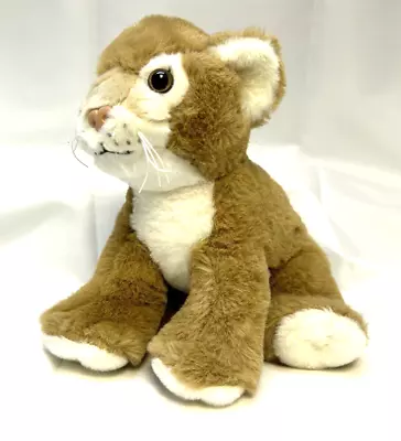 Teddy Mountain Lion Cub Cuddly Soft Stuffed Animal Plush Toy 8  Golden Brown • $8.95