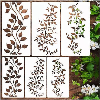 Large Vine Stencils For Painting On Wood Wall 16 Inch Reusable Branches Layer... • $23.34