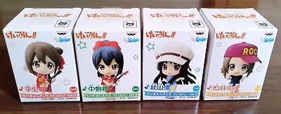 K-ON Chibi Kyun Chara Figure Vol.2   Yui Mio Ritsu Azusa    Set Of 4 • $60