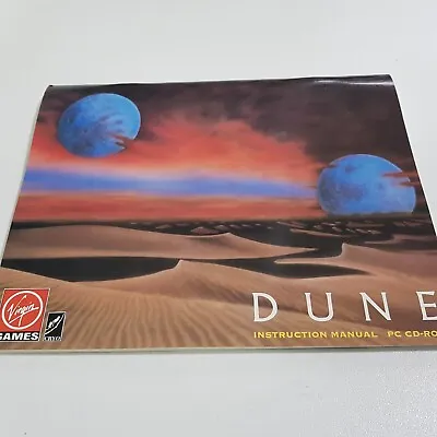 Dune 1993 PC Game Instruction Manual ONLY Virgin Interactive Cryo Studios MS-DOS • £25