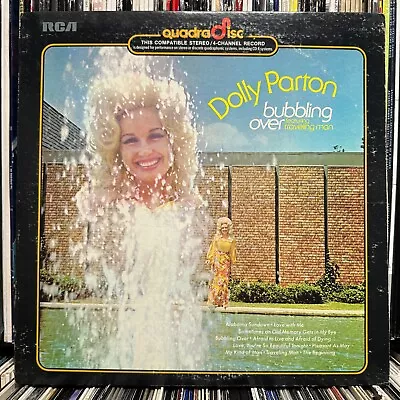 Dolly Parton - Bubbling Over (vinyl Lp) 1973!!  Rare!!  Rca Quadradisc Apd1-0286 • $34.99