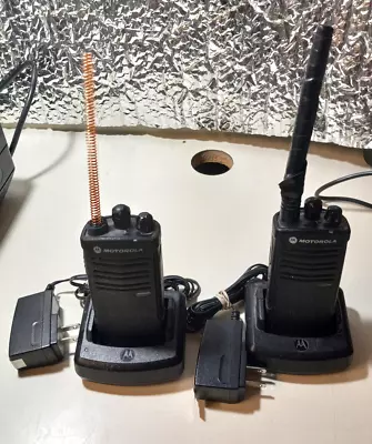 2 Motorola RDV2020 VHF 2CH Two Way Radios RV2020BKF2AA • $20