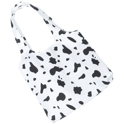 £9.60 • Buy Grocery Bag Beach Accessories Cow Print Lunch Bag Small Tote Bag
