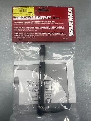 Yakima Thru-Axle 15MM/ 12MM Skewer Adapter  NEW IN SEALED BAG • $25
