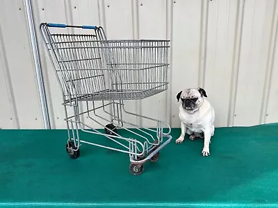 Vintage Metal Shopping Grocery Cart Childs Size Medium • $179