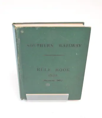 Railway Rule Book Southern Railway 1933 Reprinted 1945 • £25