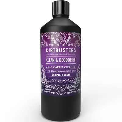 £11.99 • Buy Carpet Cleaner Solution Shampoo Cleaning Pet Odour Deodoriser Upholstery Vax 1L